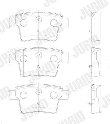 Brake Pad Set, disc brake 573218J