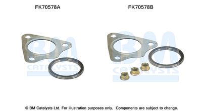 Монтажен комплект, изпускателна тръба BM Catalysts FK70578