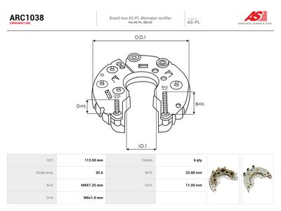 Likriktare, generator AS-PL ARC1038