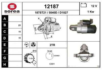 Startér EAI 12187