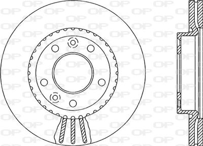 OPEN PARTS BDA2137.20 Тормозные диски  для KIA CARNIVAL II (GQ) 2.5 V6