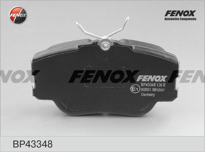 Комплект тормозных колодок, дисковый тормоз FENOX BP43348 для CHEVROLET CAVALIER