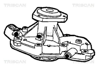 Водяной насос, охлаждение двигателя TRISCAN 8600 25008 для RENAULT 21