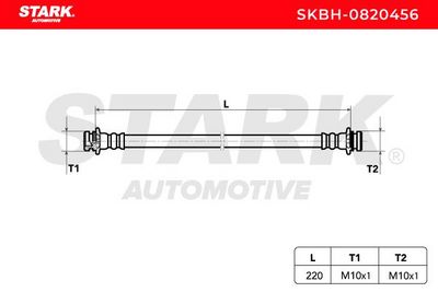 спирачен маркуч STARK SKBH-0820456