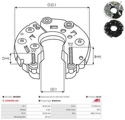 PUNTE DIODE AS-PL ARC0004 2