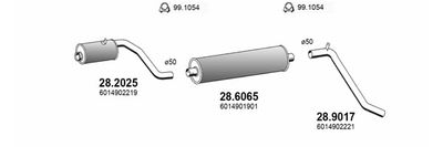 SISTEM DE ESAPAMENT ASSO ART4073