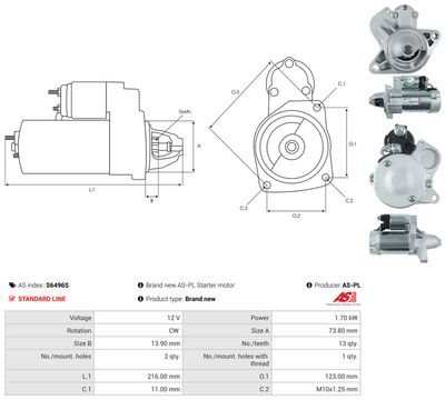STARTER AS-PL S6496S 4