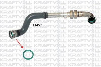 Уплотнительное кольцо, трубка нагнетаемого воздуха KRAFTVOLL GERMANY 10031392 для RENAULT FLUENCE