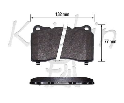 Комплект тормозных колодок, дисковый тормоз KAISHIN FK10158 для FORD GT