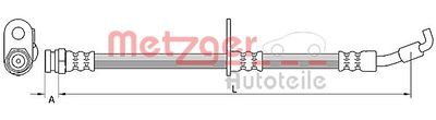 Тормозной шланг METZGER 4110876 для MAZDA 2