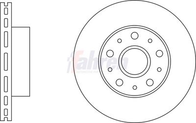 Fahren Brake Disc FBD6857