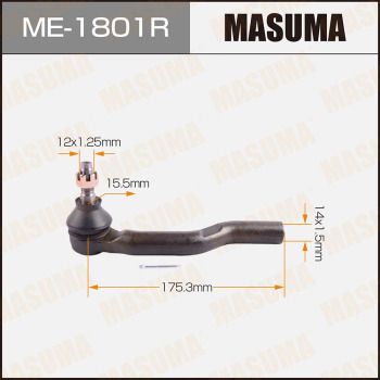 MASUMA ME-1801R Наконечник рулевой тяги  для MAZDA 2 (DE_, DH_) 1.3 MZR
