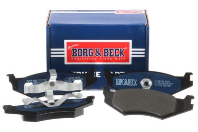 комплект спирачно феродо, дискови спирачки BORG & BECK BBP1450