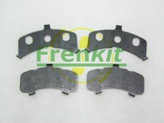 Anti-squeal foil, brake pad (back plate)