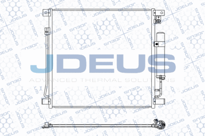 JDEUS M-7180550 Радиатор кондиционера  для FIAT FULLBACK (Фиат Фуллбакk)