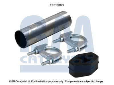 Zestaw montażowy, rura wydechowa BM CATALYSTS FK51000