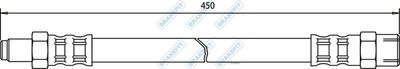 APEC Brake Hose BHO4044