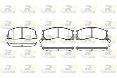ROADHOUSE 2306.22 Тормозные колодки и сигнализаторы для TOYOTA PREVIA I (_R1_, _R2_) 2.4 4WD (TCR21_, TCR20_)
