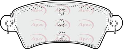 Brake Pad Set APEC PAD1107