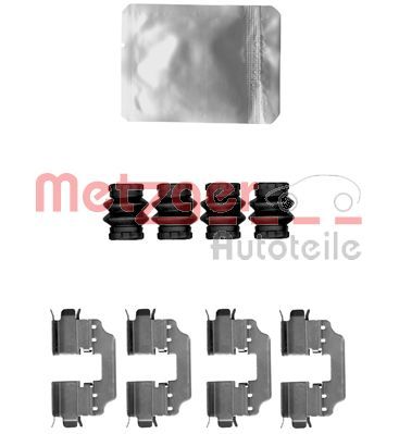Комплектующие, колодки дискового тормоза METZGER 109-1881 для MERCEDES-BENZ SLC
