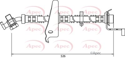 APEC Brake Hose HOS4027