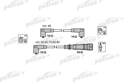 Комплект проводов зажигания PATRON PSCI1005 для AUDI 80