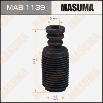 Пылезащитный комплект, амортизатор MASUMA MAB-1139 для NISSAN ALMERA