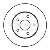 BORG & BECK BBD4247 Тормозные диски для IVECO TRAKKER AD 260T41 W, AD 380T41 W, AT 260T41 W, AT 380T41 W