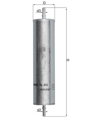 kuro filtras KL 232 KNECHT