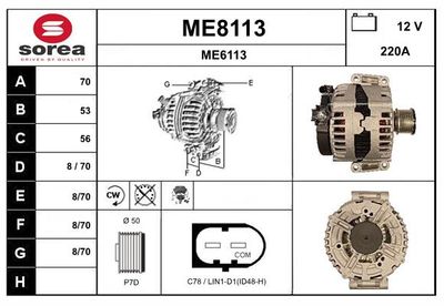 GENERATOR SNRA ME8113