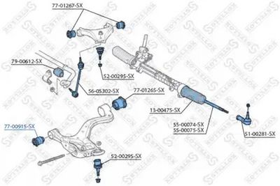 тампон, носач STELLOX 77-00915-SX