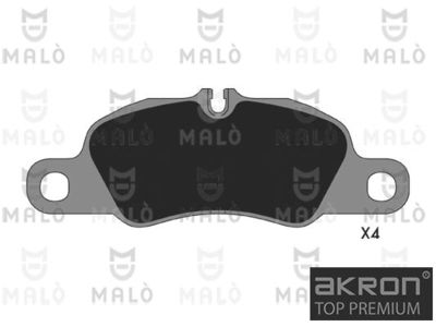 Комплект тормозных колодок, дисковый тормоз AKRON-MALÒ 1051380 для PORSCHE CAYMAN