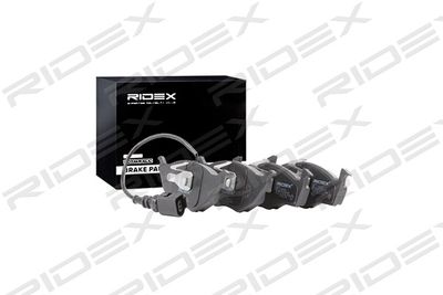 Комплект тормозных колодок, дисковый тормоз RIDEX 402B0522 для AUDI A2