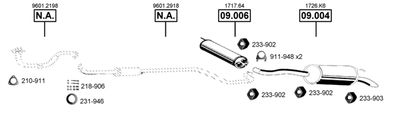 Układ wydechowy ASMET CI090380