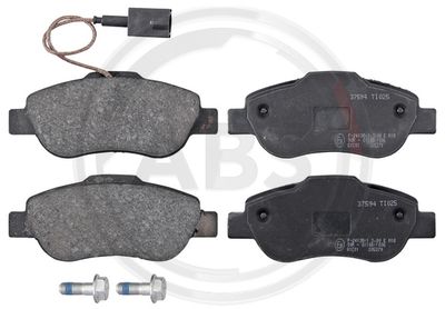 Комплект тормозных колодок, дисковый тормоз A.B.S. 37594 для FIAT PANDA