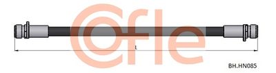 Тормозной шланг COFLE 92.BH.HN085 для HONDA JAZZ