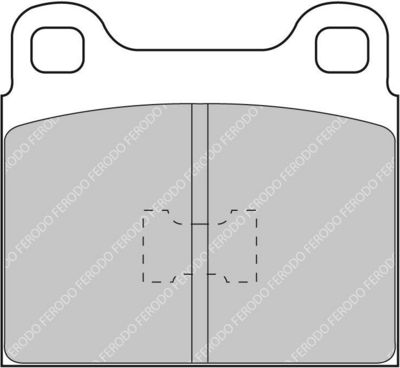 BREMSBELAGSATZ SCHEIBENBREMSE