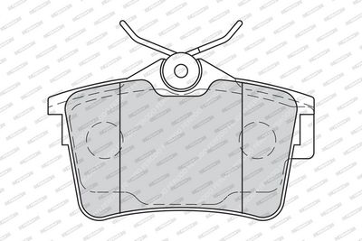 SET PLACUTE FRANA FRANA DISC FERODO FDB4250 1