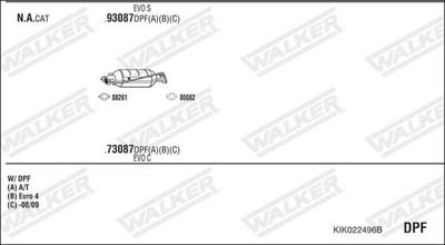 SISTEM DE ESAPAMENT WALKER KIK022496B