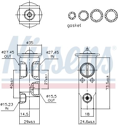SUPAPA EXPANSIUNE CLIMA NISSENS 999548 5