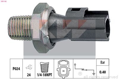 SENZOR PRESIUNE ULEI KW 500145