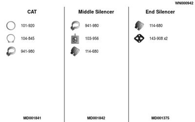 Układ wydechowy FA1 WN000942