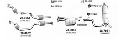 Układ wydechowy ASSO ART4024