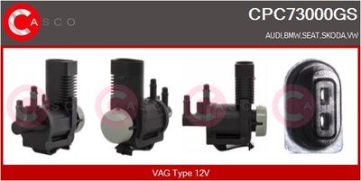 Měnič tlaku, výfukový systém CASCO CPC73000GS