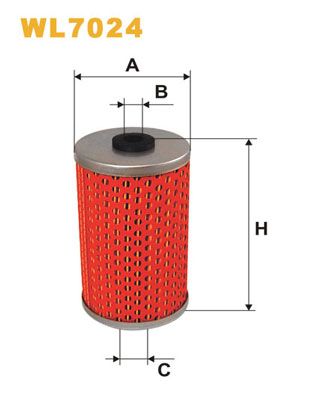 Oil Filter WIX FILTERS WL7024