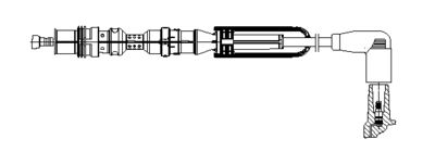 Провод зажигания BREMI 1A14/66 для VW BORA