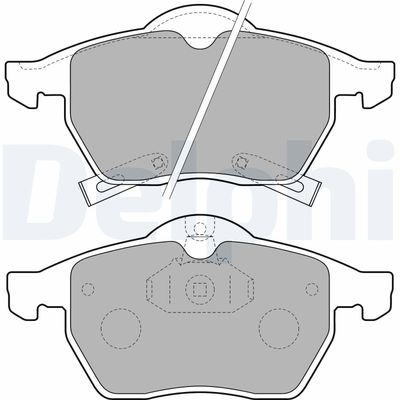 Brake Pad Set, disc brake LP1731