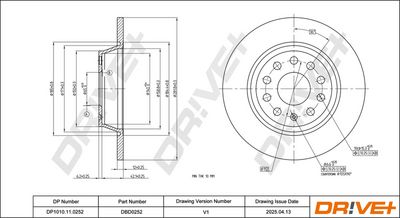 BREMSSCHEIBE DR!VE+ DP1010110252 2