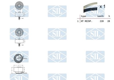 SET CUREA DE DISTRIBUTIE Saleri SIL TK1272 1