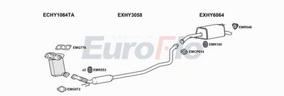 Układ wydechowy EUROFLO HYI10101005B